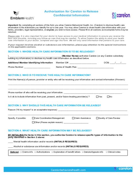 Carelon Rx Prior Authorization Form: Easy Guide And Download