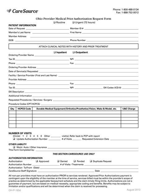 Caresource Prior Authorization Form: A Step-By-Step Guide