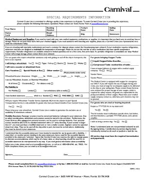 Carnival Cruise Pregnancy Form Requirements