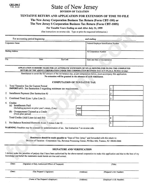 Cbt-200-T Form: Understanding And Filing Requirements