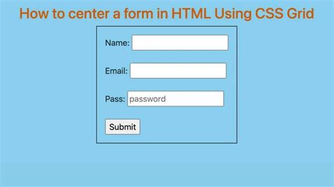 Center A Form In Bootstrap Easily