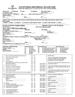 Cfisd Physical Form Requirements And Guidelines