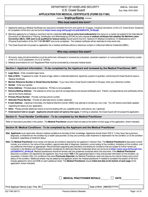 Cg 719k Form: Everything You Need To Know