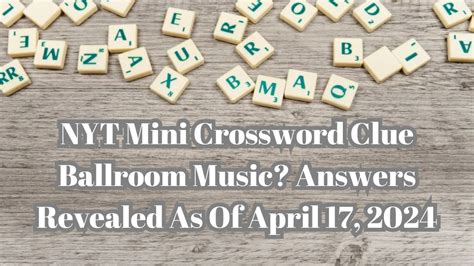 Chill Out Music Crossword Clue Answer Revealed