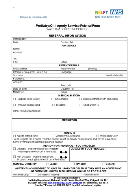 Choa Referral Form: Simplifying Patient Care Transitions