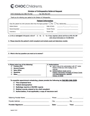 Choc Cardiology Referral Form: Quick Access To Specialist Care