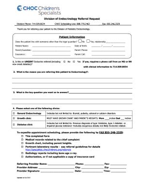 Choc Neurology Referral Form: Streamline Your Patient Referrals