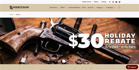 Claim Your Heritage Arms Rebate With Our Easy Form