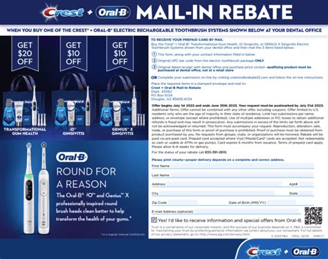 Claim Your Oral B Io Rebate With Ease Here Now