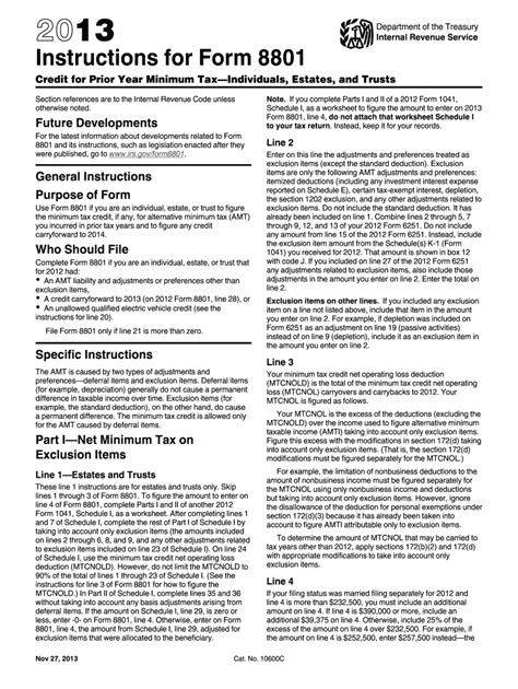 Claim Your Refund With Irs Form 8801 Guide