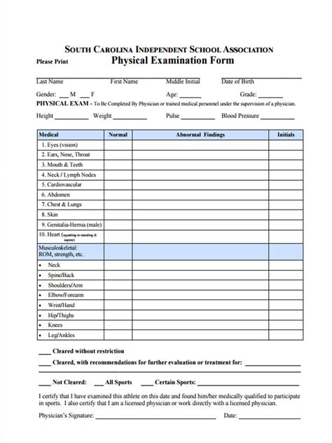 Cmcss Sports Physical Form: 5 Essential Steps