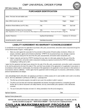 Cmp M1 Garand Order Form Guide