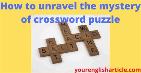 Cobblers Form Crossword: Unravel The Puzzle With Ease