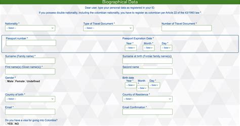 Colombia Check Mig Form: 5 Essential Facts