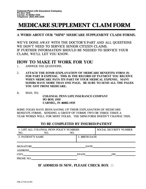 Colonial Penn Life Insurance Claim Form Made Easy