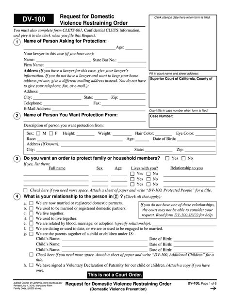 Complete Dv-100 Form California In 5 Easy Steps