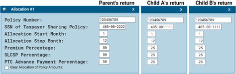 Complete Form 8962 For Shared Policy Allocation Easily