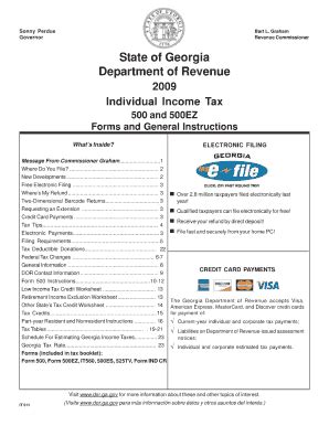 Complete Ga Form 500: Step-By-Step Instructions Guide