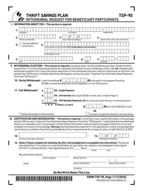 Complete Guide To Filling Out The Tsp 99 Form