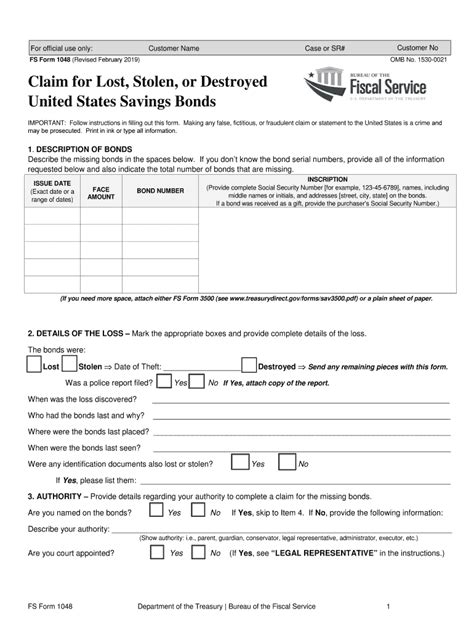 Complete Guide To Fs 1048 Form Filing And Requirements