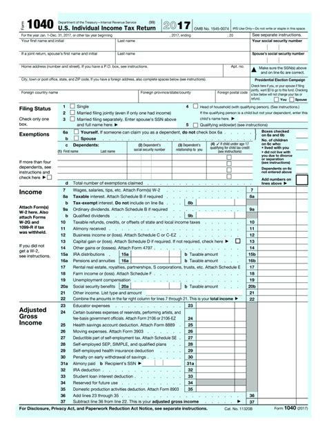 Complete Guide To Irs Form 1040 2019 Filing