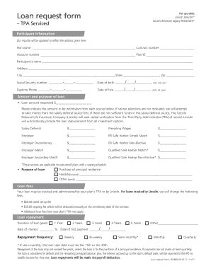 Complete Lincoln Financial Loan Request Form In 5 Steps