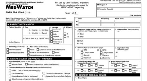 Complete Medwatch Form 3500a Easily