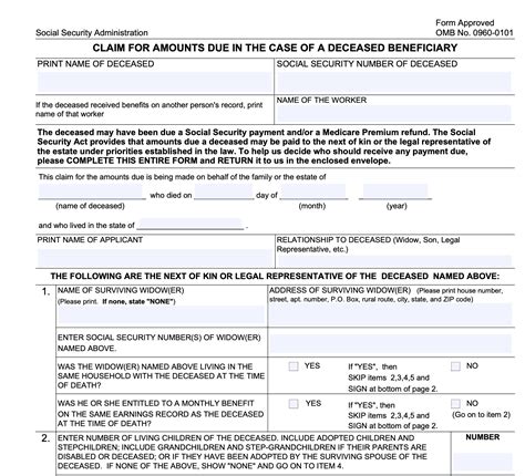 Complete Ssa-1724 Form In 5 Easy Steps