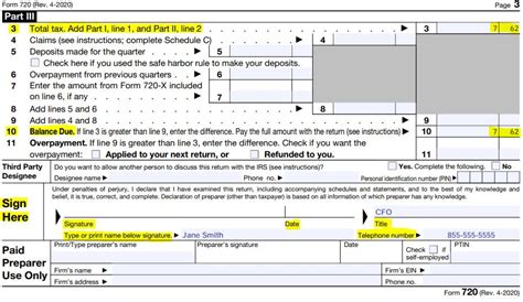 Completing Form 720: A Step-By-Step Instruction Guide