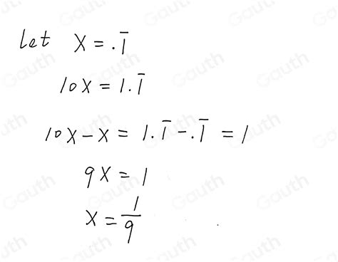 Convert 0.24 Repeating To Fraction In Simplest Form