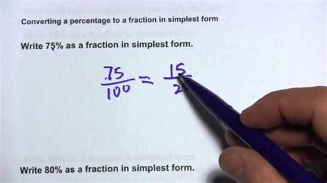 Convert 0.75 To Fraction In Simplest Form In 1 Step