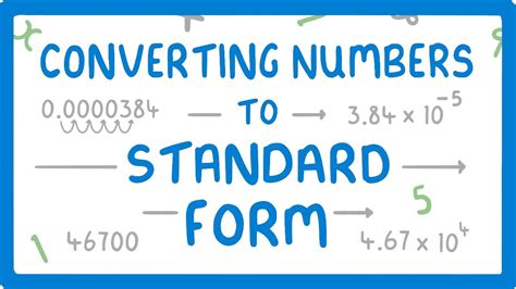 Convert 5.9 To Standard Form In Minutes