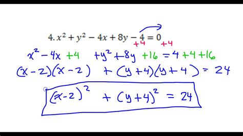 Convert Circle Equations To Standard Form Easily