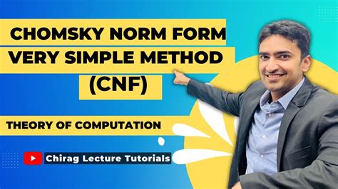 Convert To Chomsky Normal Form Made Easy