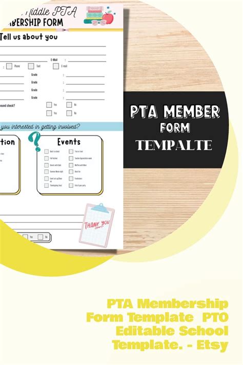 Create An Editable Pta Membership Form In 5 Easy Steps