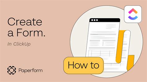 Create Forms In Clickup Effortlessly