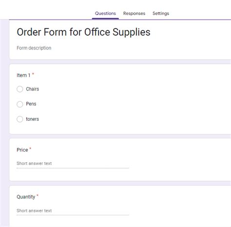 Create Order Form In Google Sheets Easily