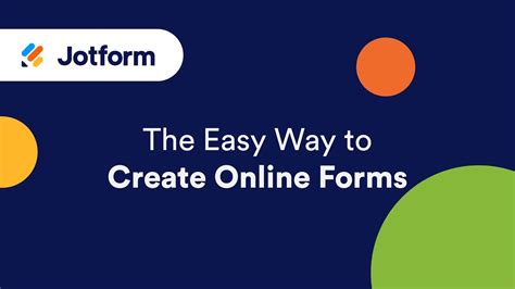 Create Order Forms Easily With Jotform