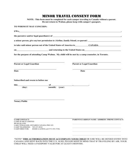 Cruise Minor Travel Consent Form: What You Need To Know