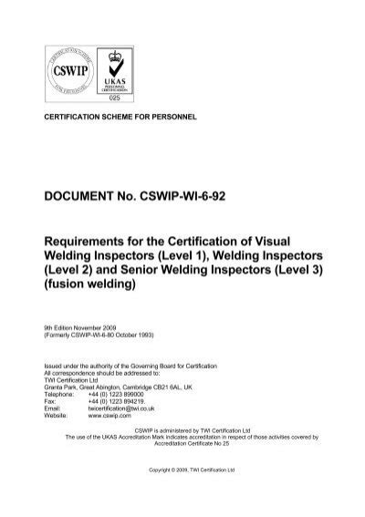 Cswip 3.2.2 Eye Test Form Requirements And Guidelines