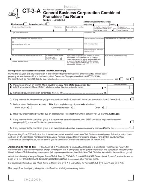 Ct 3 Form: A Comprehensive Guide To Contractor Tax Returns