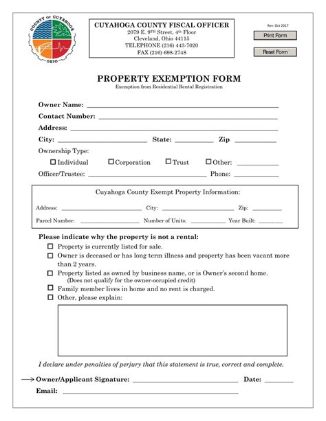 Cuyahoga County Homestead Exemption Form: Save On Property Taxes