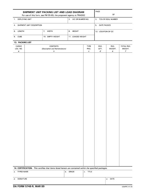 Da 5748 R Form: Army Counseling And Record Keeping Guide