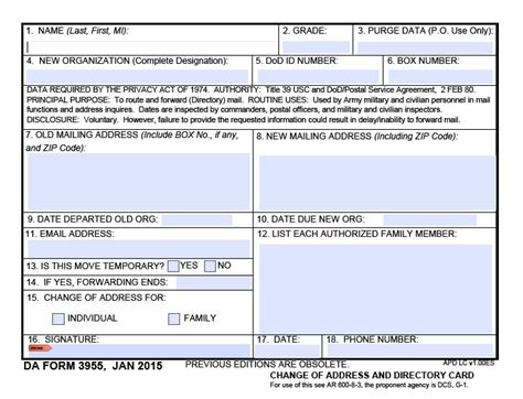 Da Form 3955: Army Counseling Statement Explained