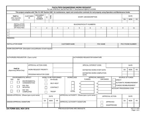 Da Form 4283: Understand The Record Of Issue