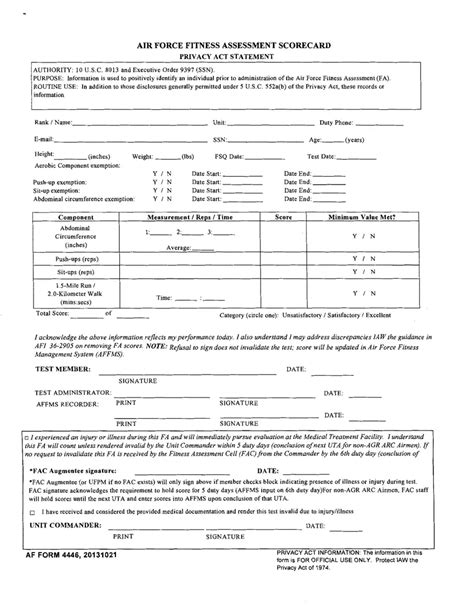 Da Form 4446: Guide To Medical Examination Results