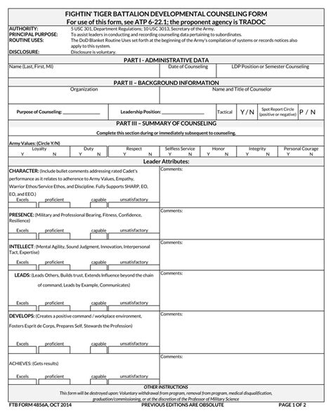 Da Form 4856 Fillable: Easy Download And Printing Guide