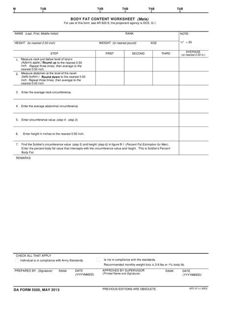 Da Form 5500: Your Guide To Army Counseling Forms