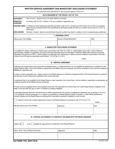 Da Form 7783: Guide To Army Civilian Personnel Action