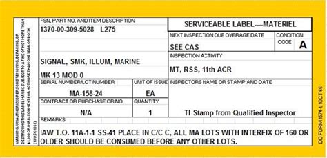 Dd Form 1574 Yellow Tag: Demystifying The Details